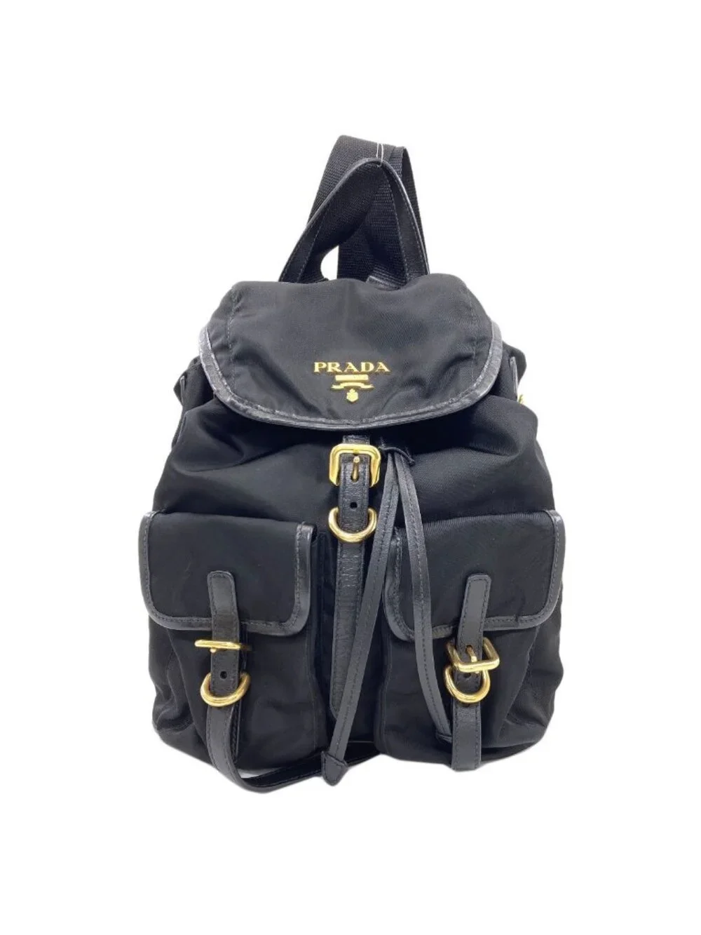 Prada Logo Backpack Nylon